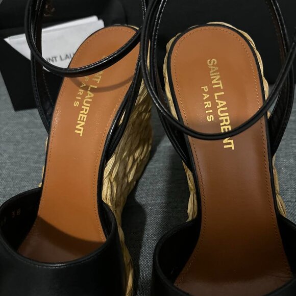 Saint Laurent Paloma Sandals Size 38 - Picture 5 of 14